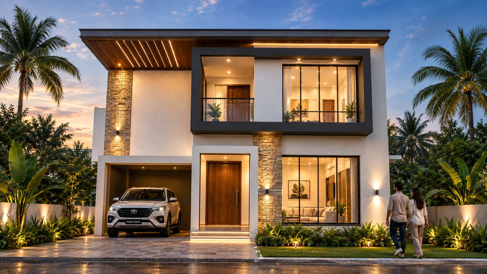 Contemporary family residence